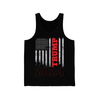 Buy black Trump 2024  Unisex Jersey Tank - Support with Style