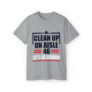 Buy sport-grey Clean Up On Aisle 46 - Unisex Ultra Cotton Tee