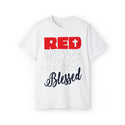 Unisex Patriotic Red White Blessed Ultra Cotton Tee