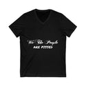 Unisex We The People Are Pissed Short Sleeve V-Neck Tee