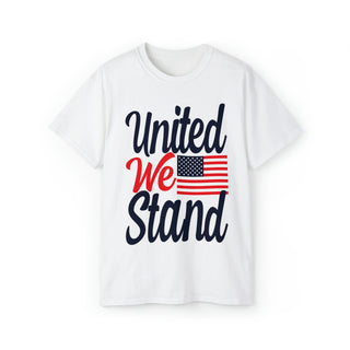 Buy white Unisex United We Stand Ultra Cotton Tee - Clothing promoting unity and solidarity