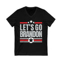 Let's Go Brandon - Unisex Jersey Stylish Short Sleeve V-Neck Tee