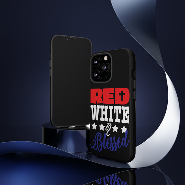 Red White and Blessed - Patriotic Phone Cases with Stylish Design