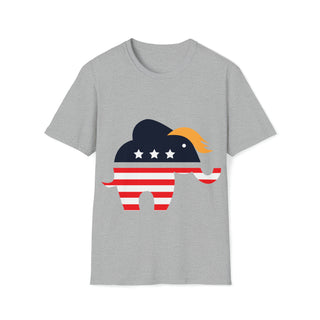 Buy sport-grey Unisex Republican Softstyle T-Shirt - Wear Your Political Identity With Comfort and Style