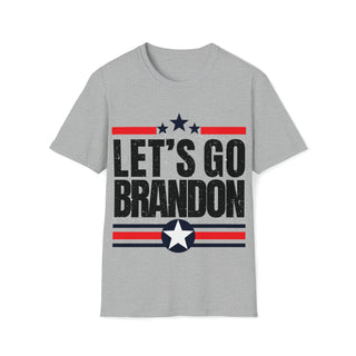 Buy sport-grey Let&#39;s Go Brandon Unisex Softstyle T-Shirt
