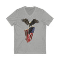 Bald Eagle Carrying Flying American Flag T-Shirt