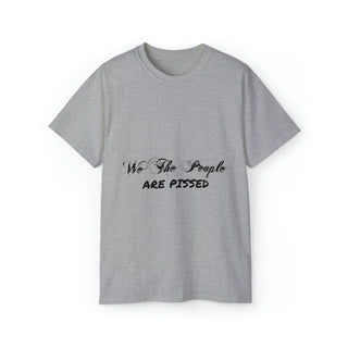Buy sport-grey Unisex We The People Are Pissed Ultra Cotton Tee - Stylish And Comfort