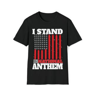 Unisex Softstyle T-Shirt I Stand For Our National Anthem