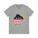 Unisex Jersey Republican Short Sleeve V-Neck Tee- Wear Your Political Identity with Pride