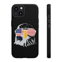 Bald Eagle & Flag Design -Phone Tough Case
