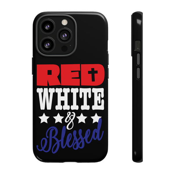 Red White and Blessed - Patriotic Phone Cases with Stylish Design
