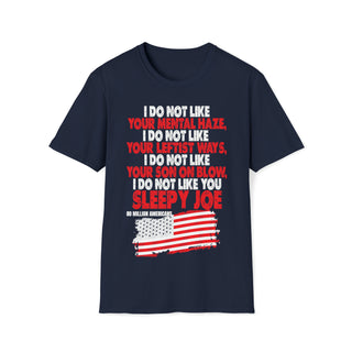 Buy navy Unisex Sleepy Joe Softstyle T-Shirt - Make a Bold Statement with Comfort