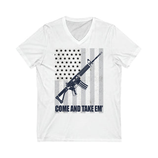 Buy white Come And Take Em Unisex Softstyle T-Shirt