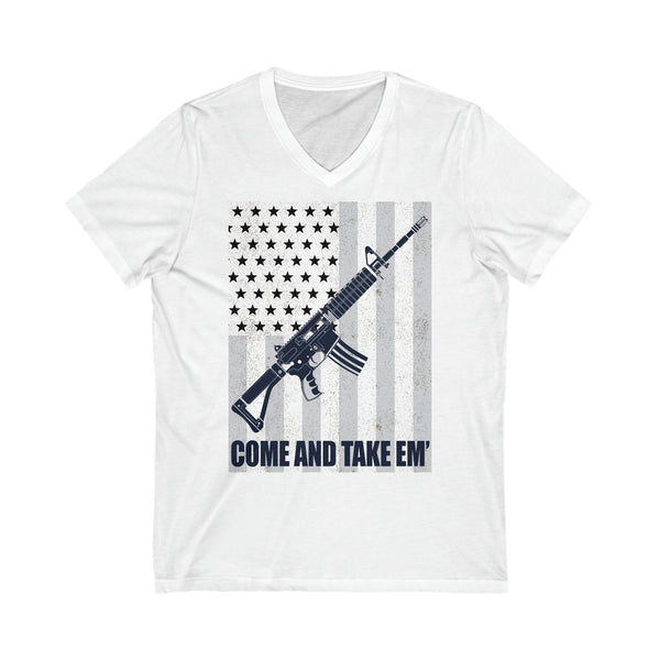 Come And Take 'Em" Unisex Softstyle T-Shirt - Defend Your Rights in Comfort