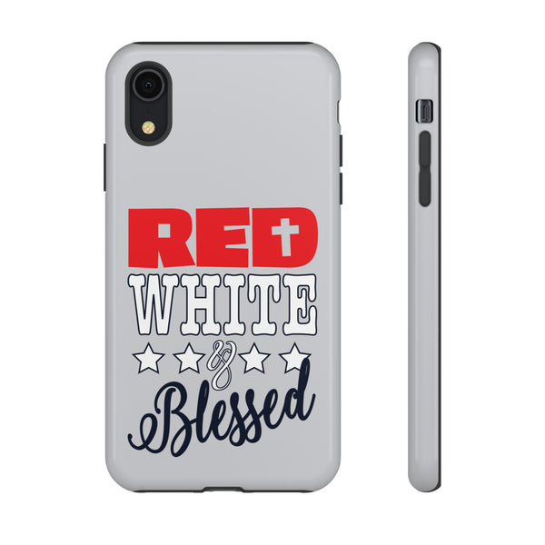 Red White and Blessed - Patriotic Phone Tough Cases with Stylish Design
