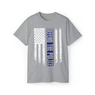 Buy sport-grey Defend the Police Ultra Cotton T-shirt