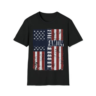 Unisex Softstyle T-Shirt - Stylish Tee for Faith, Family, and Freedom