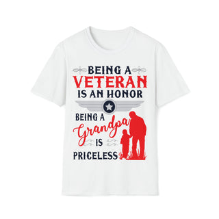 Buy white A Tribute to Heroes and Family Love - Unisex Softstyle T-Shirt