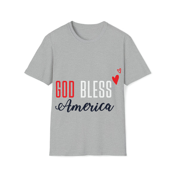 God Bless America Unisex Softstyle T-Shirt