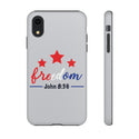 Freedom John 8:36 - Phone Tough Cases - Carry Your Faith With Strength