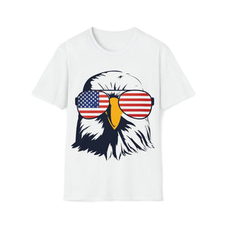 Buy white Men&#39;s Bald Eagle Softstyle T-Shirt