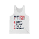 Ptsd America Flag Printed T-shirt