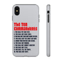 Carry Moral Principles with Device Tough Case -The Ten Commandments