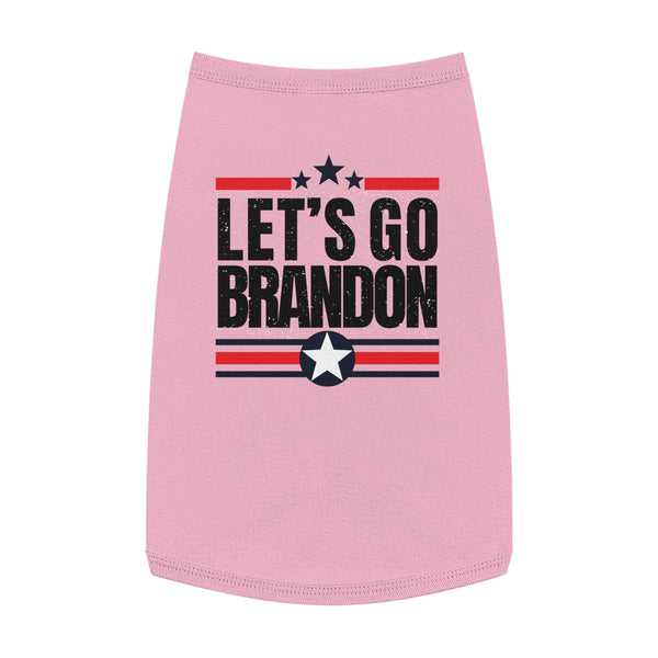 Let's Go Brandon Dog Tank Top T-Shirt