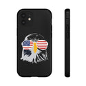 Bald Eagle & Flag Design -Phone Tough Case