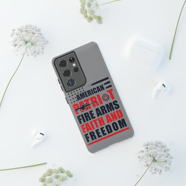 American Patriot Fire Arms Faith And Freedom Stylish Phone Tough Case