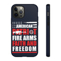 American Patriot Fire Arms Faith And Freedom Phone Cases