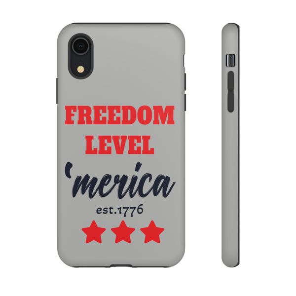 Freedom Level America Est 1776 - Phone Tough Cases with American design