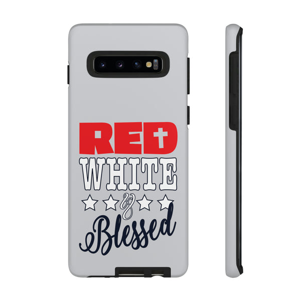 Red White and Blessed - Patriotic Phone Tough Cases with Stylish Design