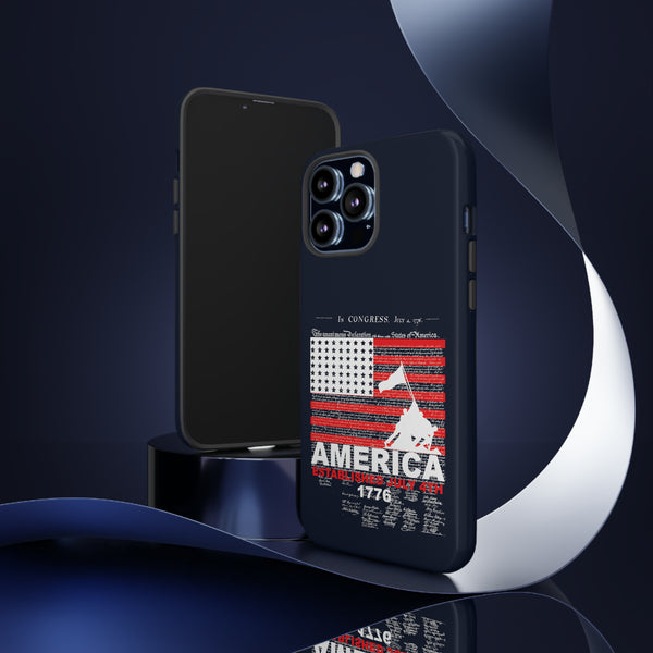 America 1776 Phone - Protective Phone Tough Cases with American Design