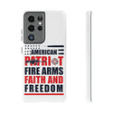American Patriot Fire Arms Faith And Freedom Phone Tough Cases