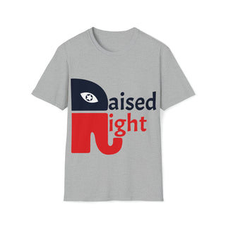 Buy sport-grey Raised Right Unisex Softstyle Cotton T-Shirt