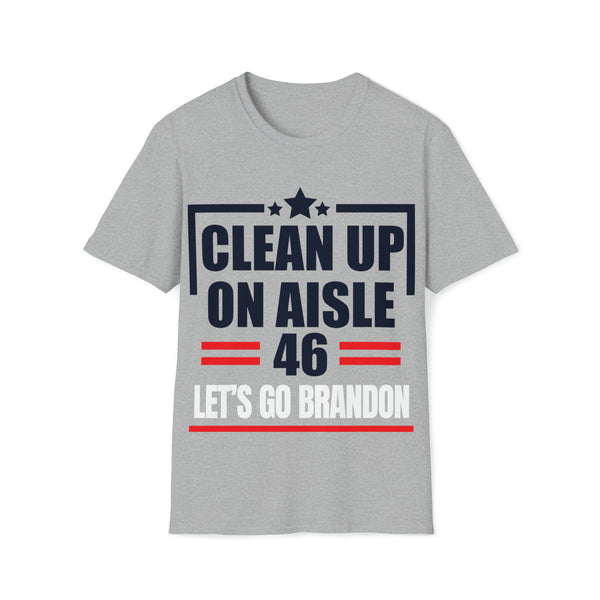 Clean Up On Aisle 46 - Unisex Softstyle Tee - Supreme Comfort and Style