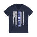 Unisex Defend The Police Jersey Short Sleeve V-Neck Tee -Comfort and Style Converge