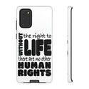Elevate Your Cause with Without The Right To Life Phone Cases
