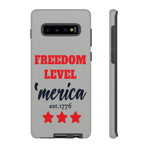 Freedom Level America Est 1776 - Phone Tough Cases with American design