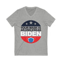 Your Mask Is As Useless As Biden Unisex Jersey Short Sleeve V-Neck Tee
