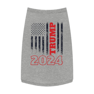 Buy heather Republican Trump 2024 Dog Tank Top - Support with Style, Even for Your Pet