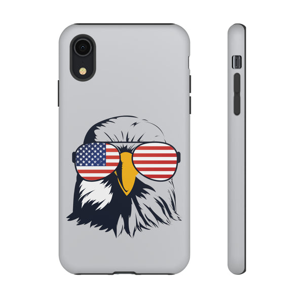 Bald Eagle With Stylish Patriotic Print Phone Cover