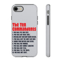 Carry Moral Principles with Device Tough Case -The Ten Commandments