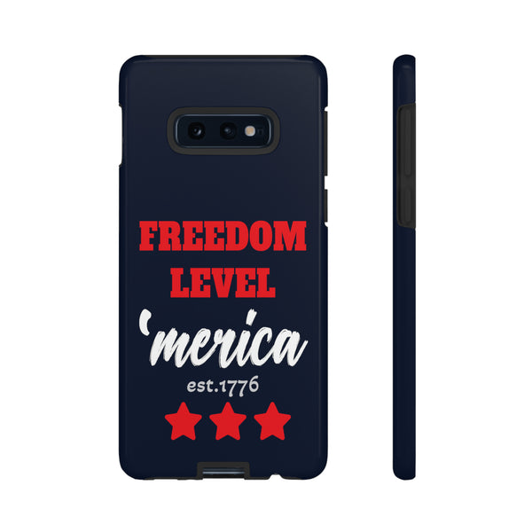 Freedom Level America Est 1776 Phone Cases with a Patriotic Touch