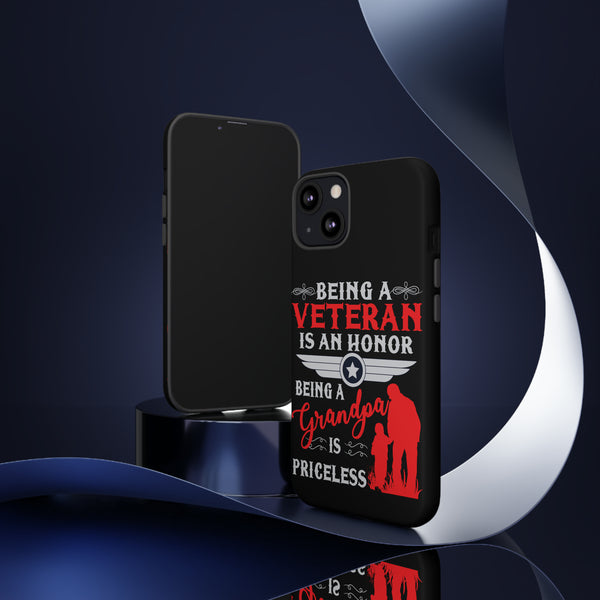 Durable Phone Cases for Honoring Veterans and Grandparents