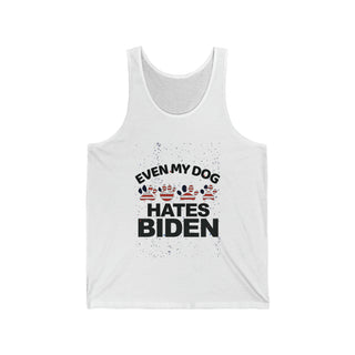 Buy white Your Mask Is As Useless As Biden-Unisex Jersey Tank Top