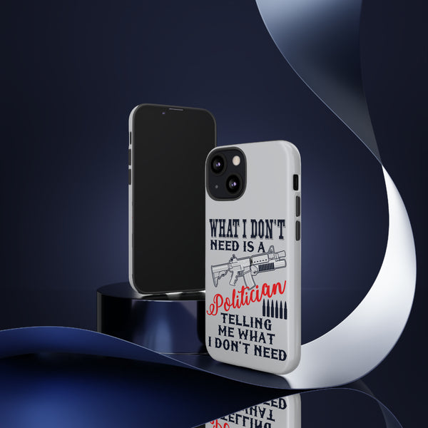 Express Your Voice with Sleek Grey Phone Tough Cases