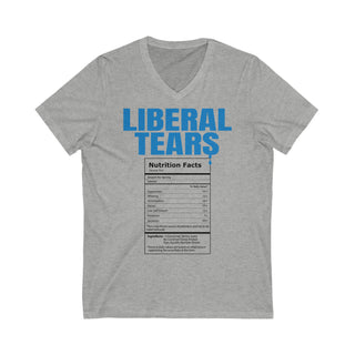 Liberal Tears Unisex Jersey Short Sleeve V-Neck Tee