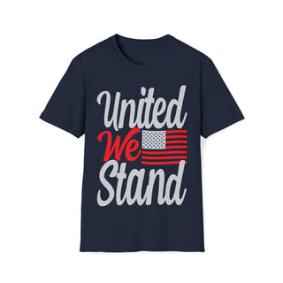 Buy navy United We Stand Unisex Softstyle T-Shirt - Wear Unity with Comfort